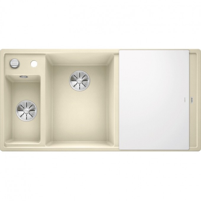 Кухонная мойка BLANCO AXIA III 6 S доска стекло чаша слева, жасмин  524658
