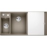 Кухонная мойка BLANCO AXIA III 6 S доска стекло чаша слева, жемчужный  524656