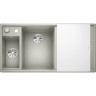 Кухонная мойка BLANCO AXIA III 6 S доска стекло чаша слева, серый бежевый  524660