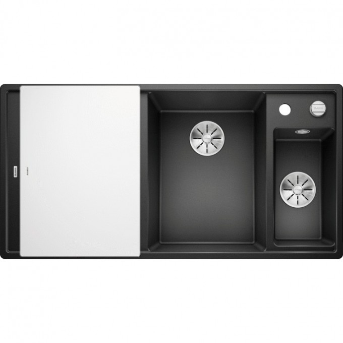 Кухонная мойка BLANCO AXIA III 6 S доска стекло чаша справа, антрацит  523472