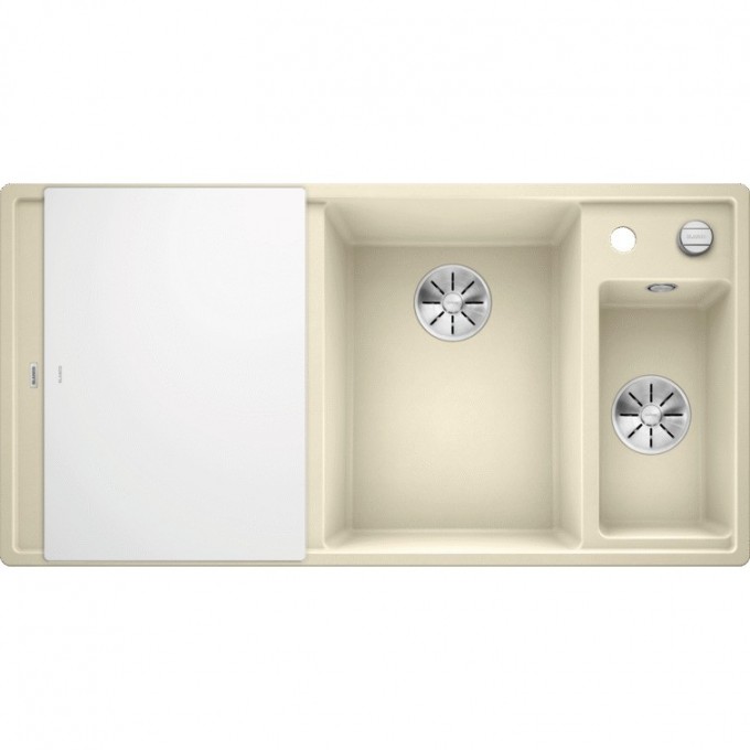 Кухонная мойка BLANCO AXIA III 6 S доска стекло чаша справа, жасмин  523478