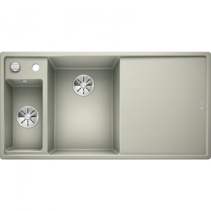 Кухонная мойка BLANCO AXIA III 6 S доска ясень чаша слева, жемчужный  524646