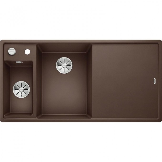 Кухонная мойка BLANCO AXIA III 6 S доска ясень чаша слева, кофе  524652