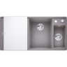 Кухонная мойка BLANCO AXIA III 6 S-F доска стекло чаша справа, алюметаллик  523491