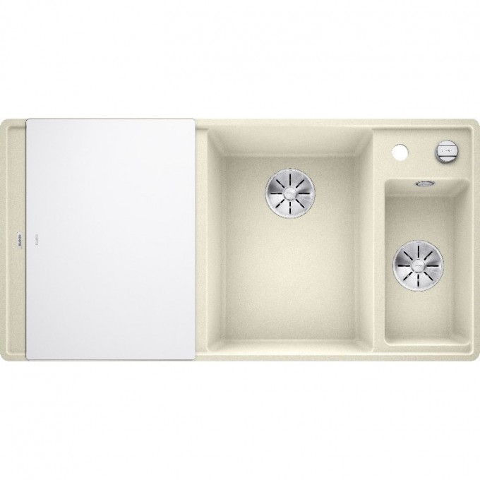 Кухонная мойка BLANCO AXIA III 6 S-F доска стекло чаша справа, жасмин  523493