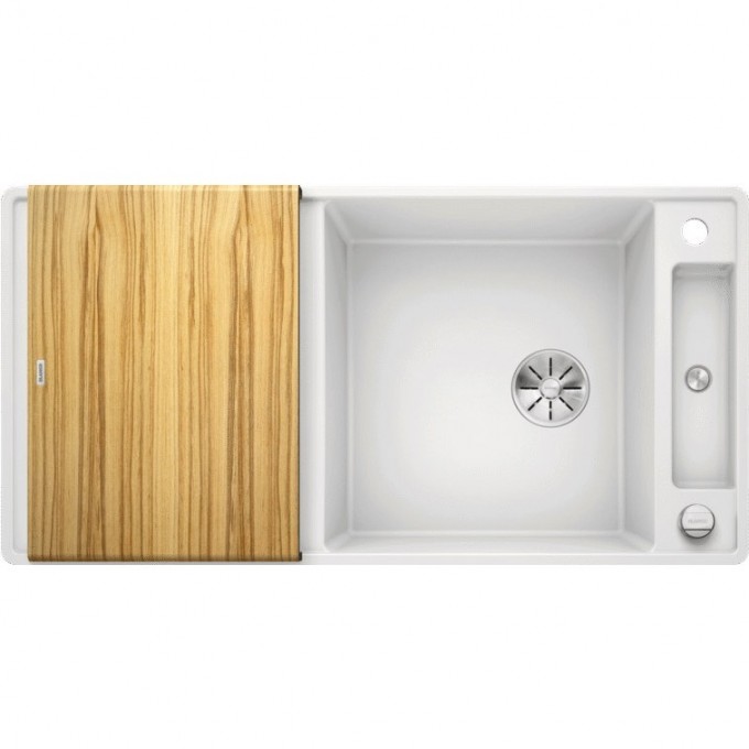 Кухонная мойка BLANCO AXIA III XL 6 S-F белый доска ясень  523523