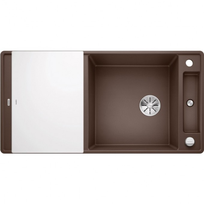 Кухонная мойка BLANCO AXIA III XL 6 S-F кофе доска стекло  523531
