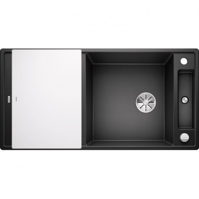 Кухонная мойка BLANCO AXIA III XL 6 S с доской из стекла антрацит  523510