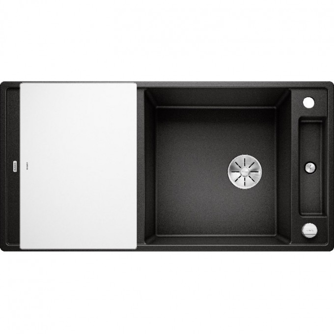 Кухонная мойка BLANCO AXIA III XL 6 S с доской из стекла черный  525857