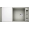 Кухонная мойка BLANCO AXIA III XL 6 S с доской из стекла жемчужный  523513