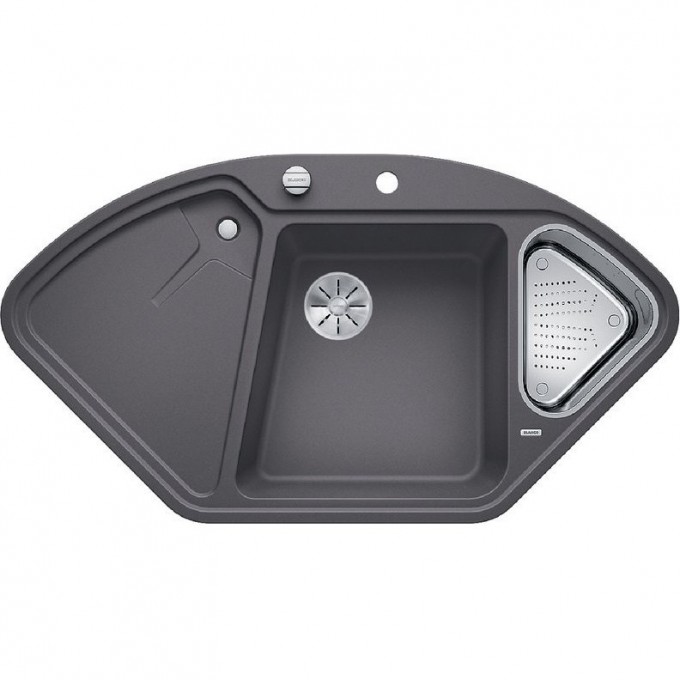 Кухонная мойка BLANCO DELTA II темная скала  523657