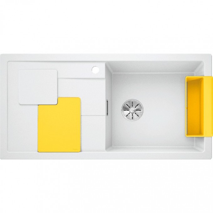 Кухонная мойка BLANCO SITY XL 6 S белый-лимон  525055