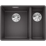 Кухонная мойка BLANCO SUBLINE 340/160-F темная скала  523569