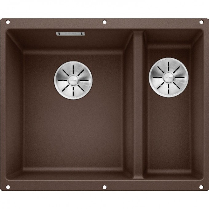 Кухонная мойка BLANCO SUBLINE 340/160-U (чаша слева) кофе  523557