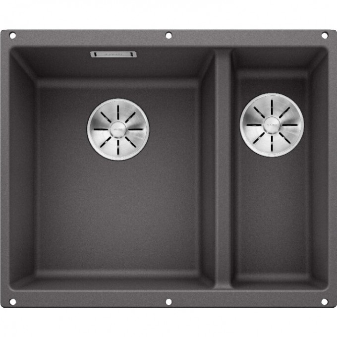 Кухонная мойка BLANCO SUBLINE 340/160-U (чаша слева) темная скала  523549
