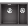 Кухонная мойка BLANCO SUBLINE 340/160-U (чаша слева) темная скала  523549