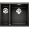 Кухонная мойка BLANCO SUBLINE 340/160-U (чаша справа) черный  525986