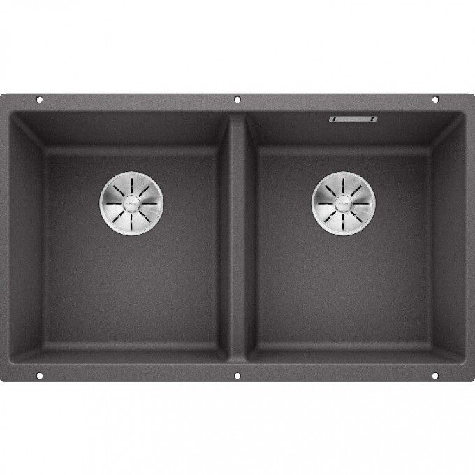 Кухонная мойка BLANCO SUBLINE 350/350-U темная скала  523575