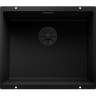 Кухонная мойка BLANCO SUBLINE 500-U BLACK EDITION с черной отводной арматурой INFINO 526340