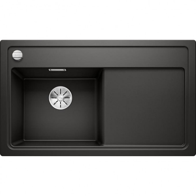 Кухонная мойка BLANCO ZENAR 45 S с доской из стекла чаша слева черный  526032