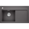 Кухонная мойка BLANCO ZENAR 45 S с доской из стекла чаша слева темная скала  523805