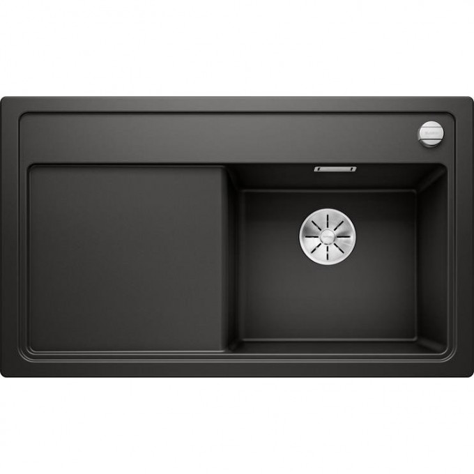 Кухонная мойка BLANCO ZENAR 45 S с доской из стекла чаша справа черный  526035