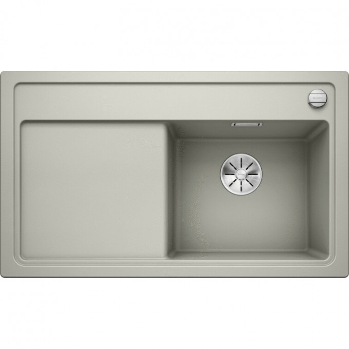 Кухонная мойка BLANCO ZENAR 45 S с доской из стекла чаша справа жемчужный  523712