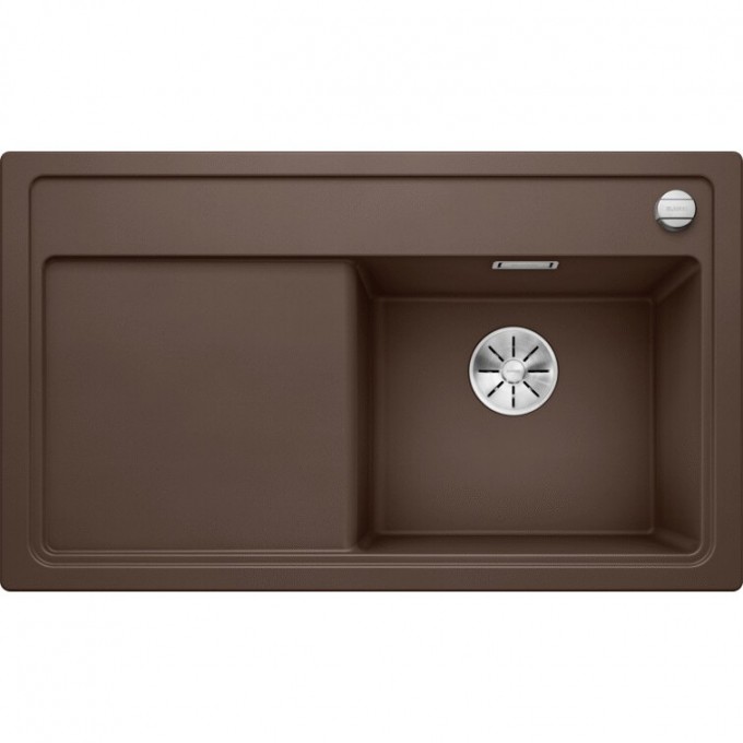 Кухонная мойка BLANCO ZENAR 45 S с доской из стекла чаша справа кофе  523725