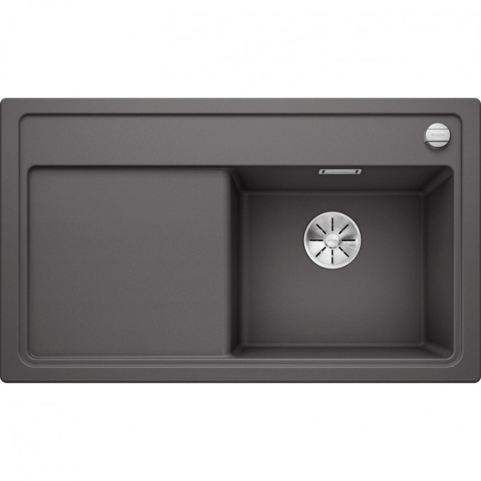 Кухонная мойка BLANCO ZENAR 45 S с доской из стекла чаша справа темная скала  523710