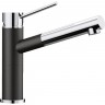 Смеситель BLANCO ALTA-S COMPACT SILGRANIT черный  526161