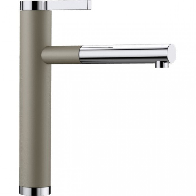 Смеситель BLANCO LINEE-S SILGRANIT серый бежевый  518446