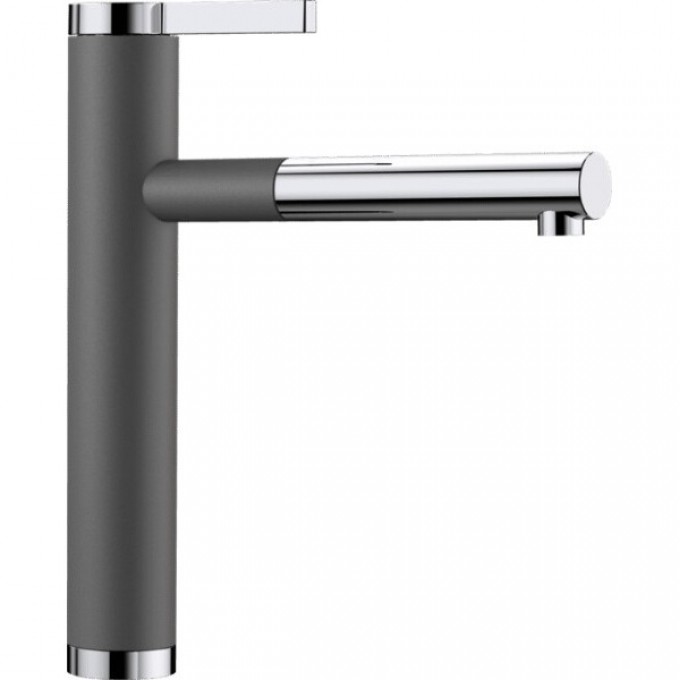 Смеситель BLANCO LINEE-S SILGRANIT темная скала  518804