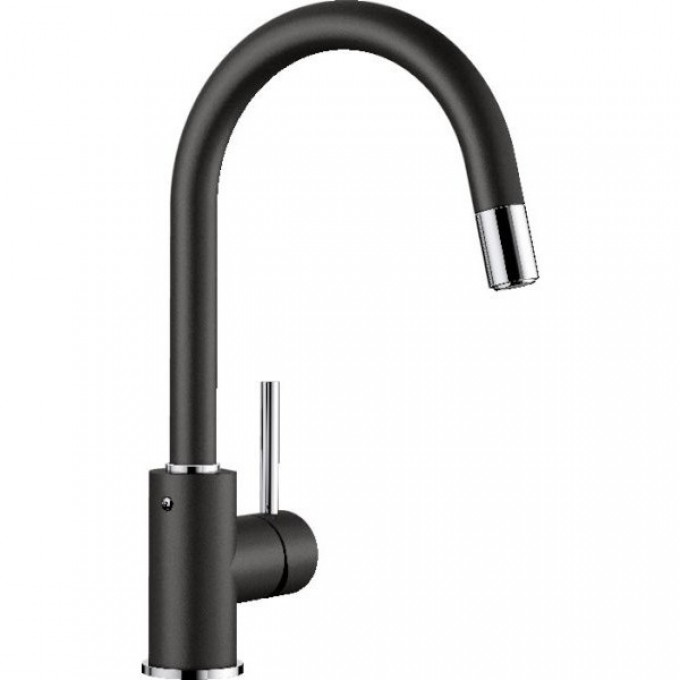 Смеситель BLANCO MIDA-S SILGRANIT черный  526146