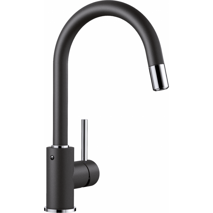 Смеситель BLANCO MIDA-S SILGRANIT темная скала  521462